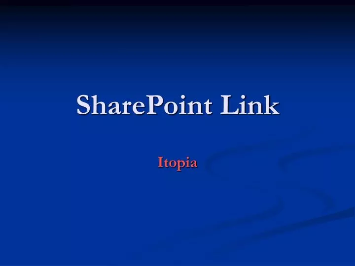 sharepoint link