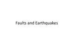 Faults and Earthquakes - slide 1