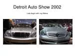 Detroit Auto Show 2002