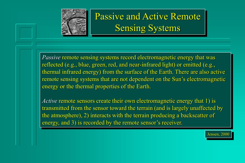 PPT - Passive and Active Remote Sensing Systems PowerPoint Presentation ...