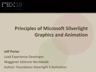 Principles of Microsoft Silverlight Graphics and Animation