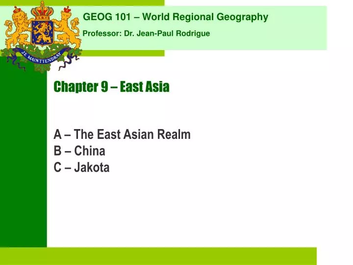 chapter 9 east asia