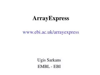 ArrayExpress