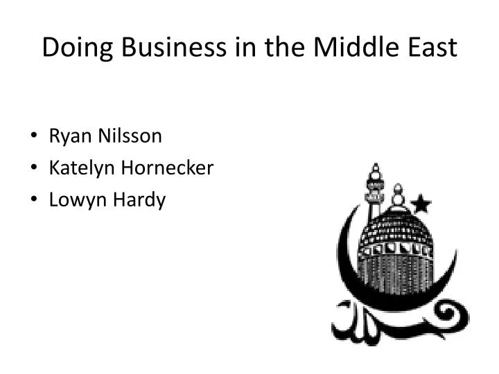 doing business in the middle east