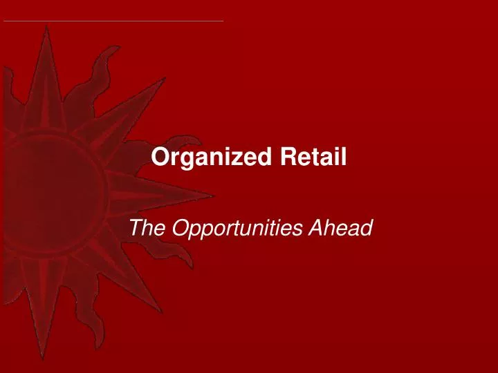 organized retail