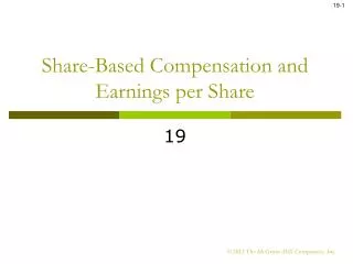 Share-Based Compensation and Earnings per Share