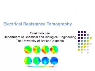 Electrical Resistance Tomography