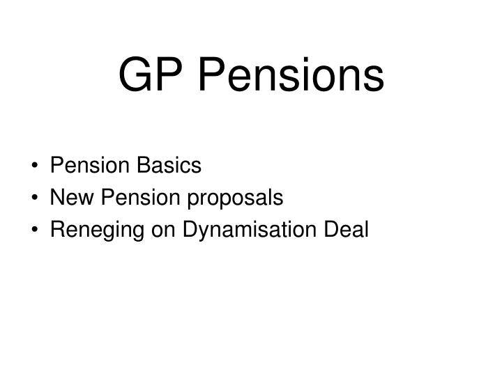 gp pensions