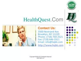 HealthQuest - World Class Health Care - New York