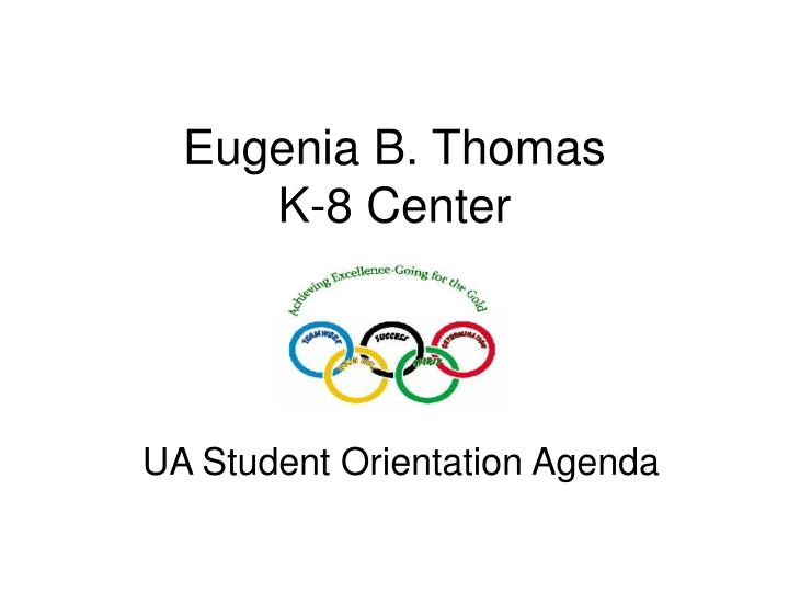 eugenia b thomas k 8 center