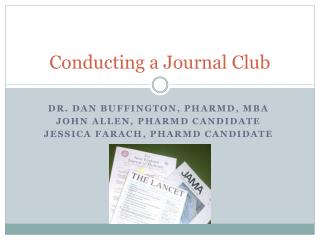 Conducting a Journal Club