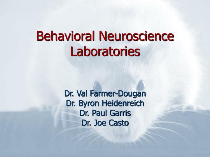 behavioral neuroscience laboratories