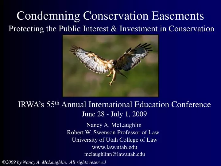 condemning conservation easements protecting the public interest investment in conservation