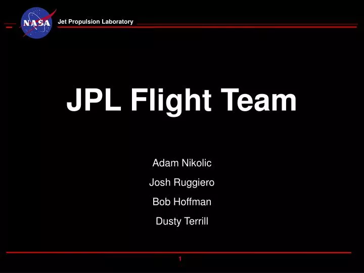 jpl flight team