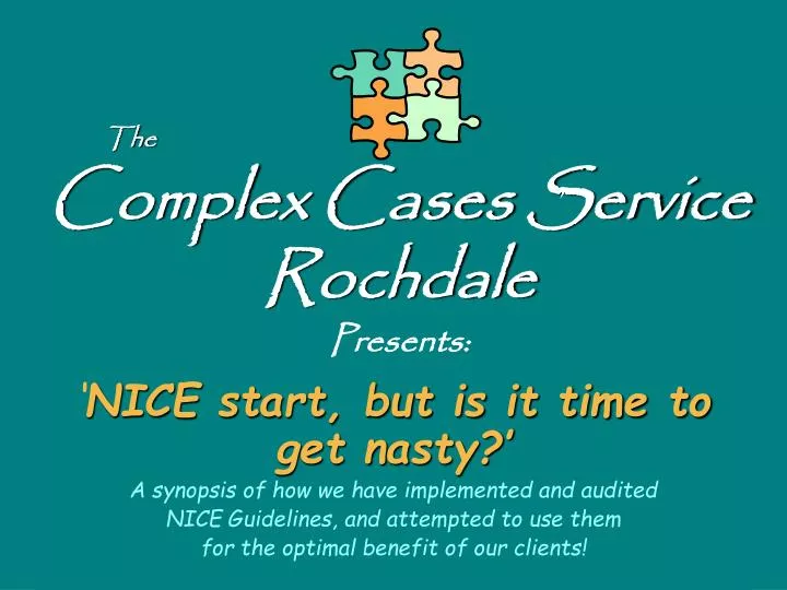 complex cases service rochdale presents