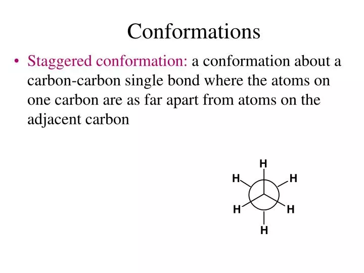 conformations