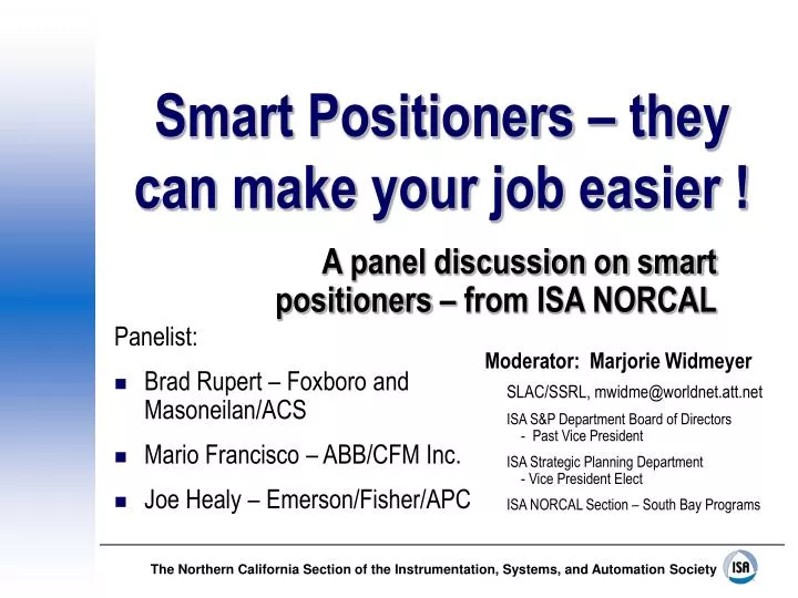 smart positioners they can make your job easier