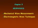 Chapter 5 GEOPHYSICS - slide 1