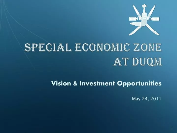 special economic zone at duqm