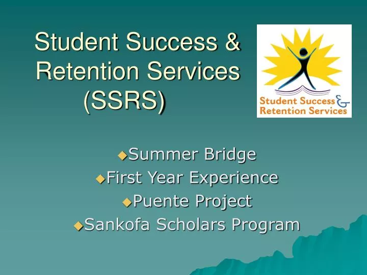 student success retention services ssrs