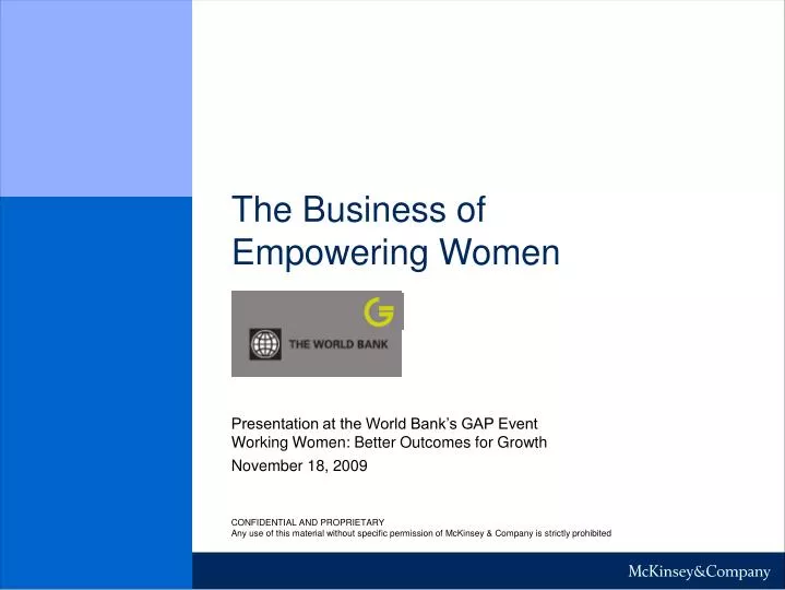 the business of empowering women