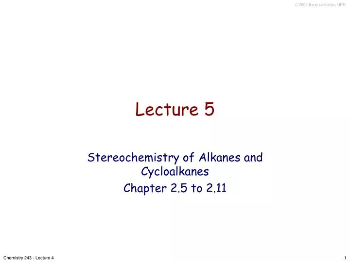 lecture 5