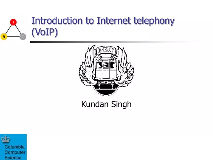 introduction to internet telephony voip