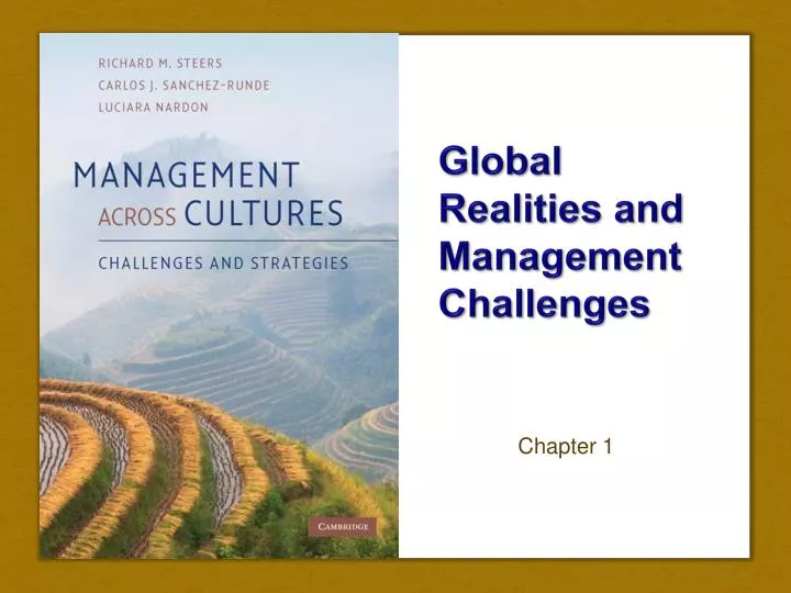 global realities and management challenges