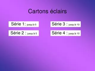 cartons clairs