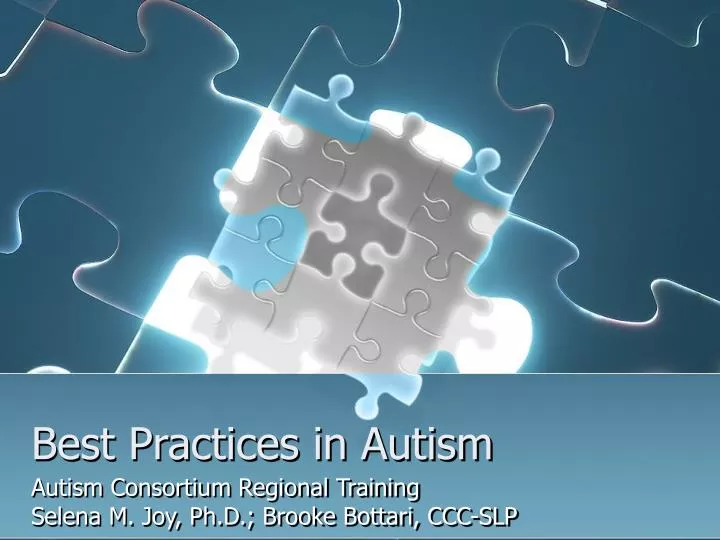 best practices in autism