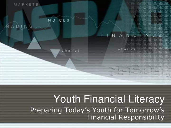 youth financial literacy