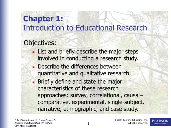 chapter 1 introduction to educational research