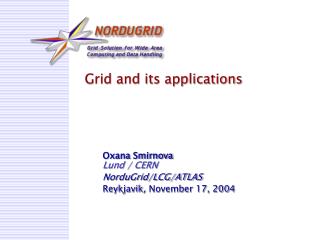 Grid and its applications