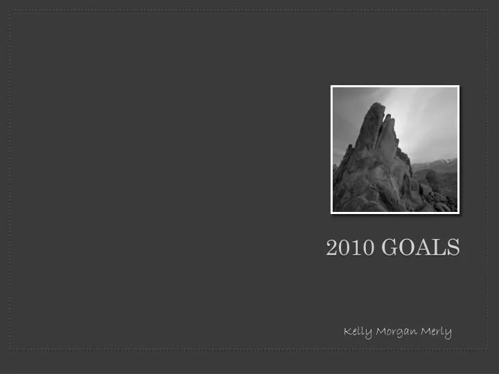 2010 goals
