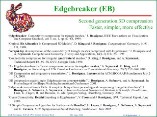 Edgebreaker (EB)