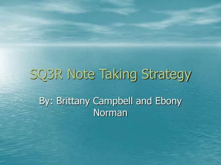 sq3r note taking strategy