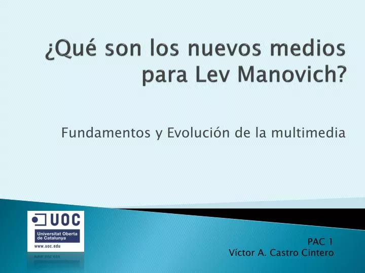 qu son los nuevos medios para lev manovich