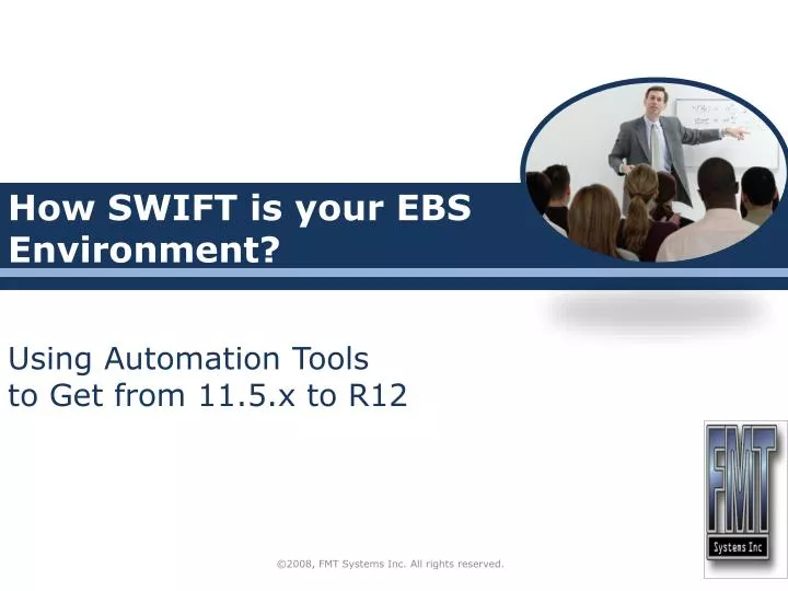 how swift is your ebs environment
