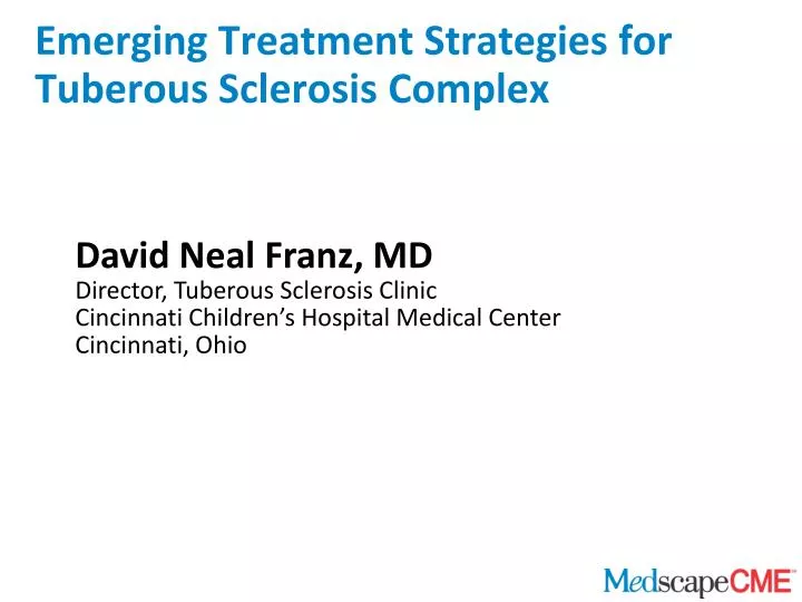 emerging treatment strategies for tuberous sclerosis complex