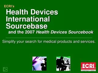 Health Devices International Sourcebase