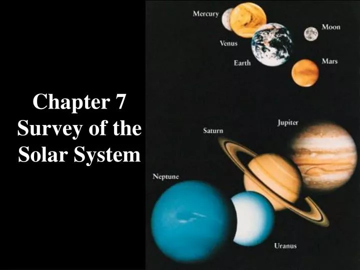 chapter 7 survey of the solar system