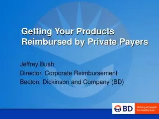Getting Your Products Reimbursed by Private Payers