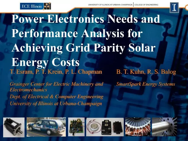 power electronics needs and performance analysis for achieving grid parity solar energy costs