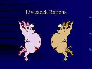 Livestock Rations