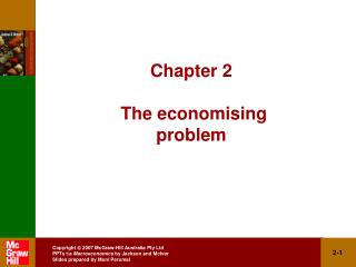 Chapter 2 The economising problem