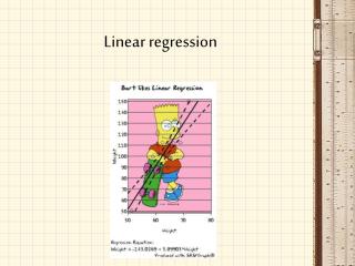 Linear regression