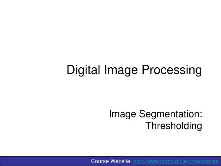 digital image processing