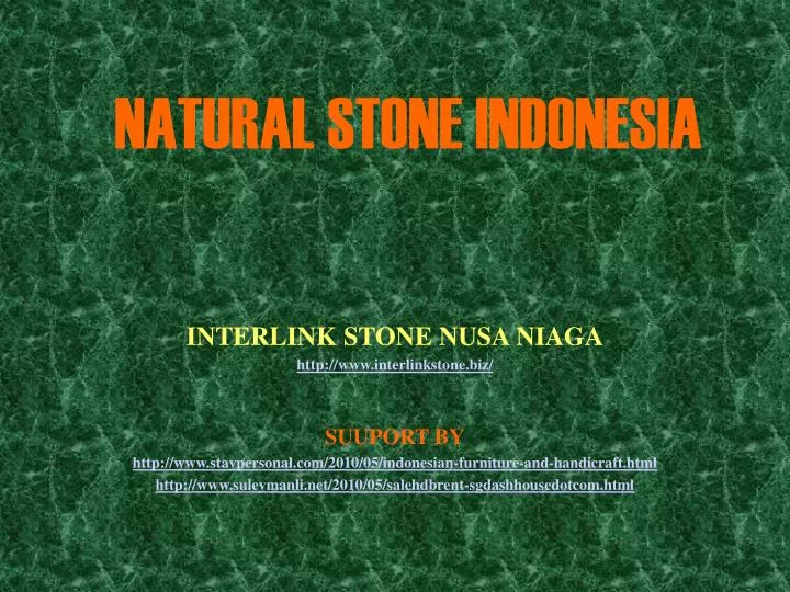 natural stone indonesia
