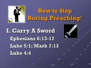 How to Stop Boring Preaching!