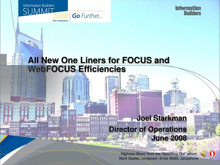 all new one liners for focus and webfocus efficiencies